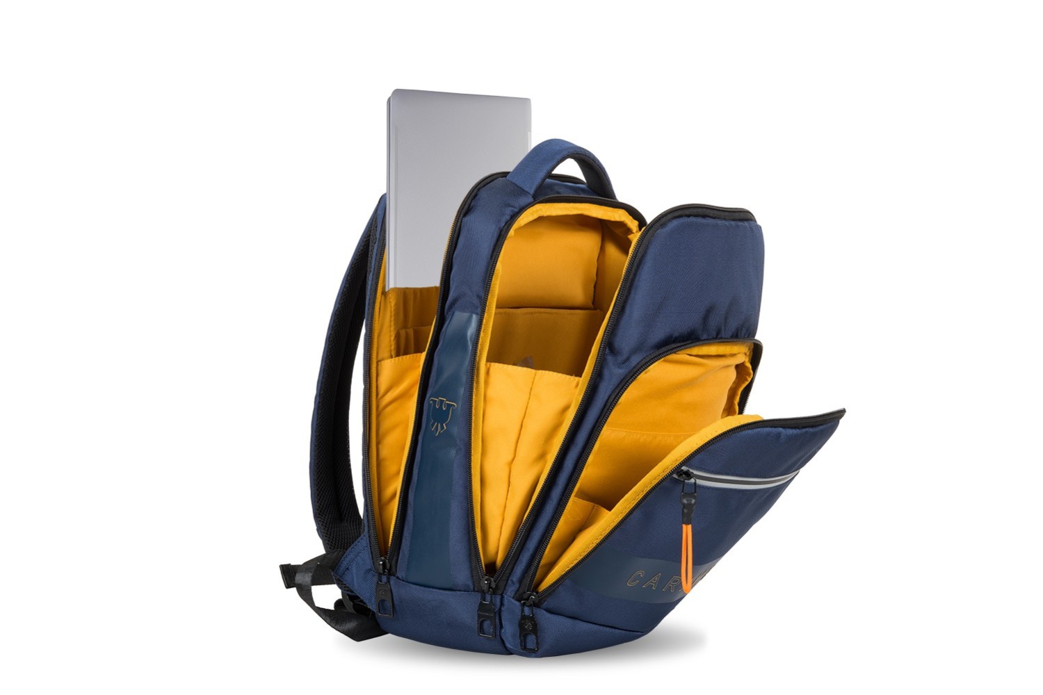 MOCHILA PORTAORDENADOR CARAMELO CORNER MARINO 231.089-02