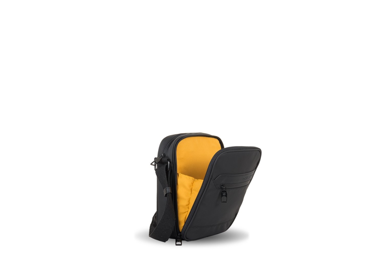 BANDOLERA CARAMELO NEWMAN NEGRO 231.427-01