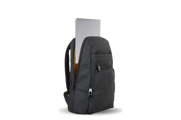 MOCHILA PORTAORDENADOR CARAMELO NEWMAN NEGRO 231.443-01