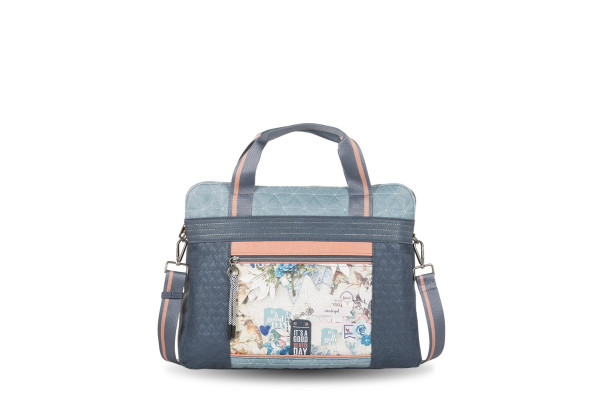 MALETÍN PORTAORDENADOR VENTIS MULTICOLOR AZUL 235.886-01