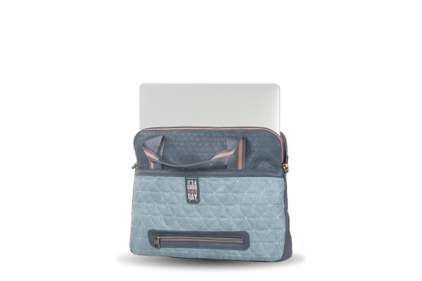 MALETÍN PORTAORDENADOR VENTIS MULTICOLOR AZUL 235.886-01