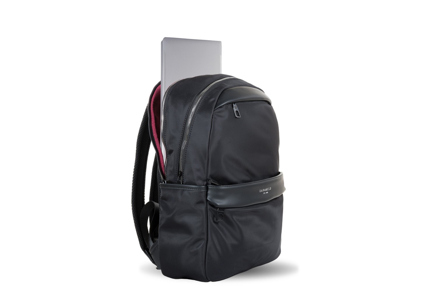 MOCHILA PORTAORDENADOR CARAMELO KELVIN NEGRO 246.920-01