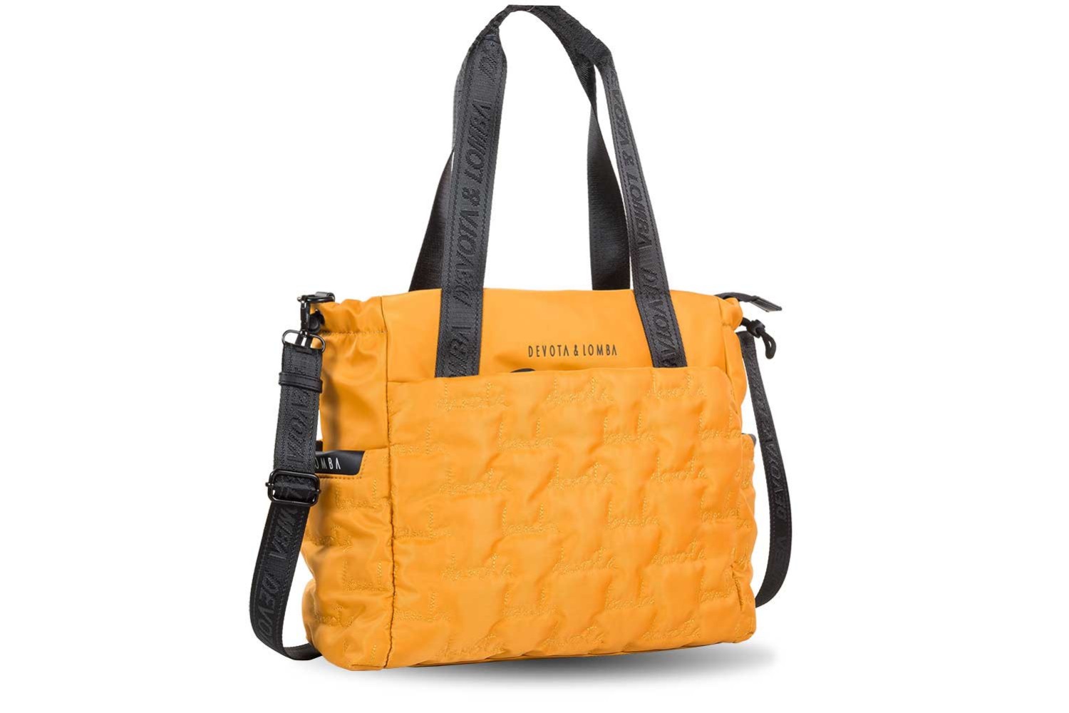 BOLSO / BANDOLERA SHOPPER DEVOTA & LOMBA HAND MOSTAZA 250.255-03