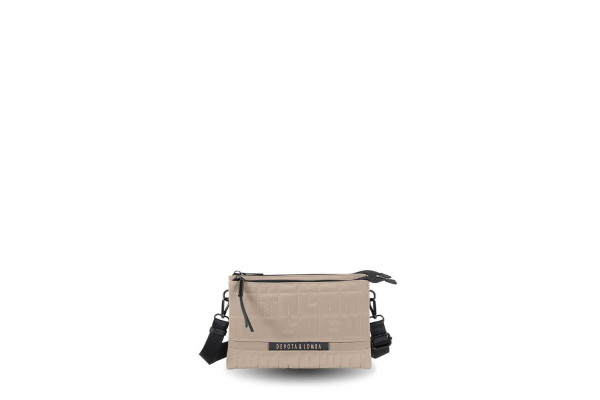 BANDOLERA / BOLSO DE MANO DEVOTA & LOMBA MASTER TAUPE 251.221-02