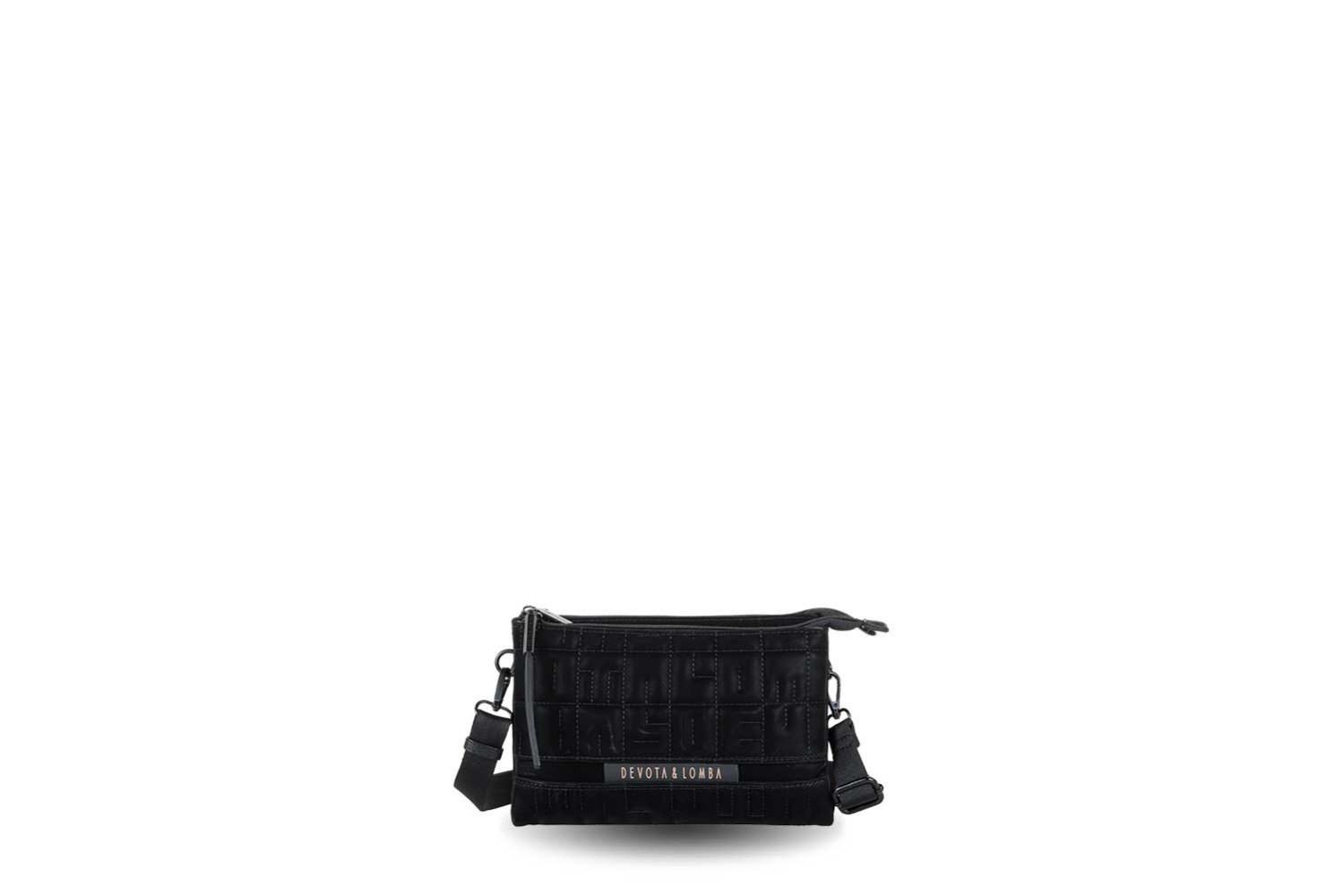 BANDOLERA / BOLSO DE MANO DEVOTA & LOMBA MASTER NEGRO 251.221-01