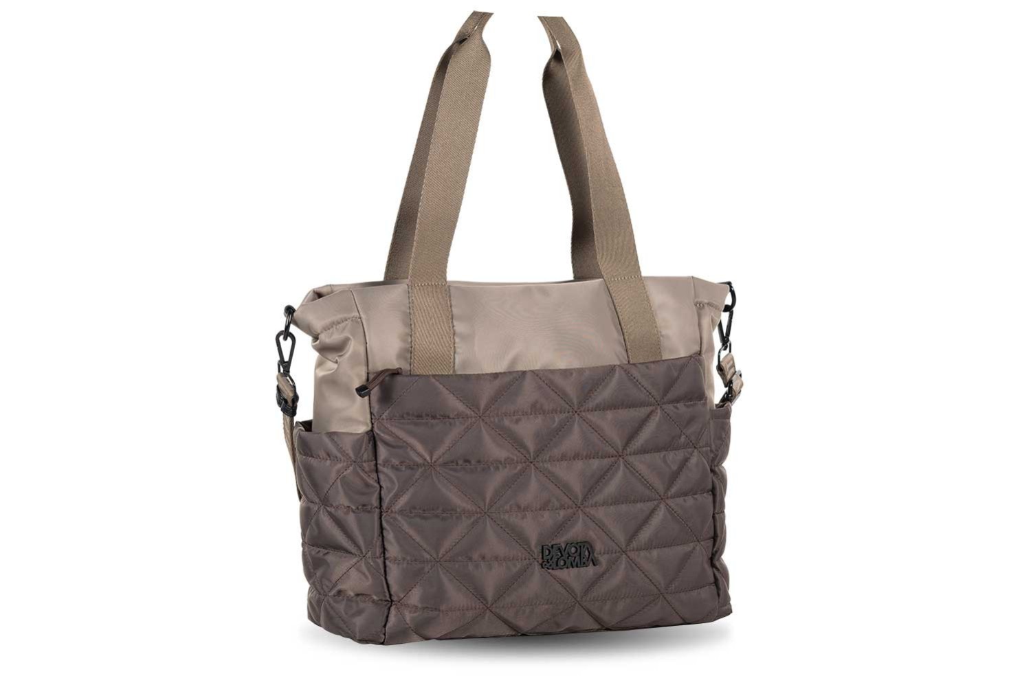 BOLSO / BANDOLERA DEVOTA & LOMBA FRAME TAUPE 251.155-02