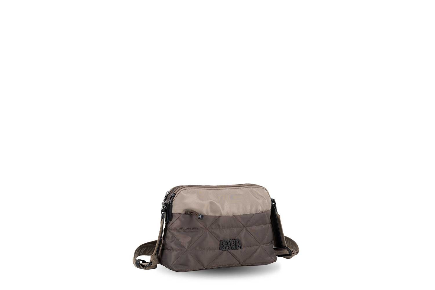 BANDOLERA DEVOTA & LOMBA FRAME TAUPE 251.144-02