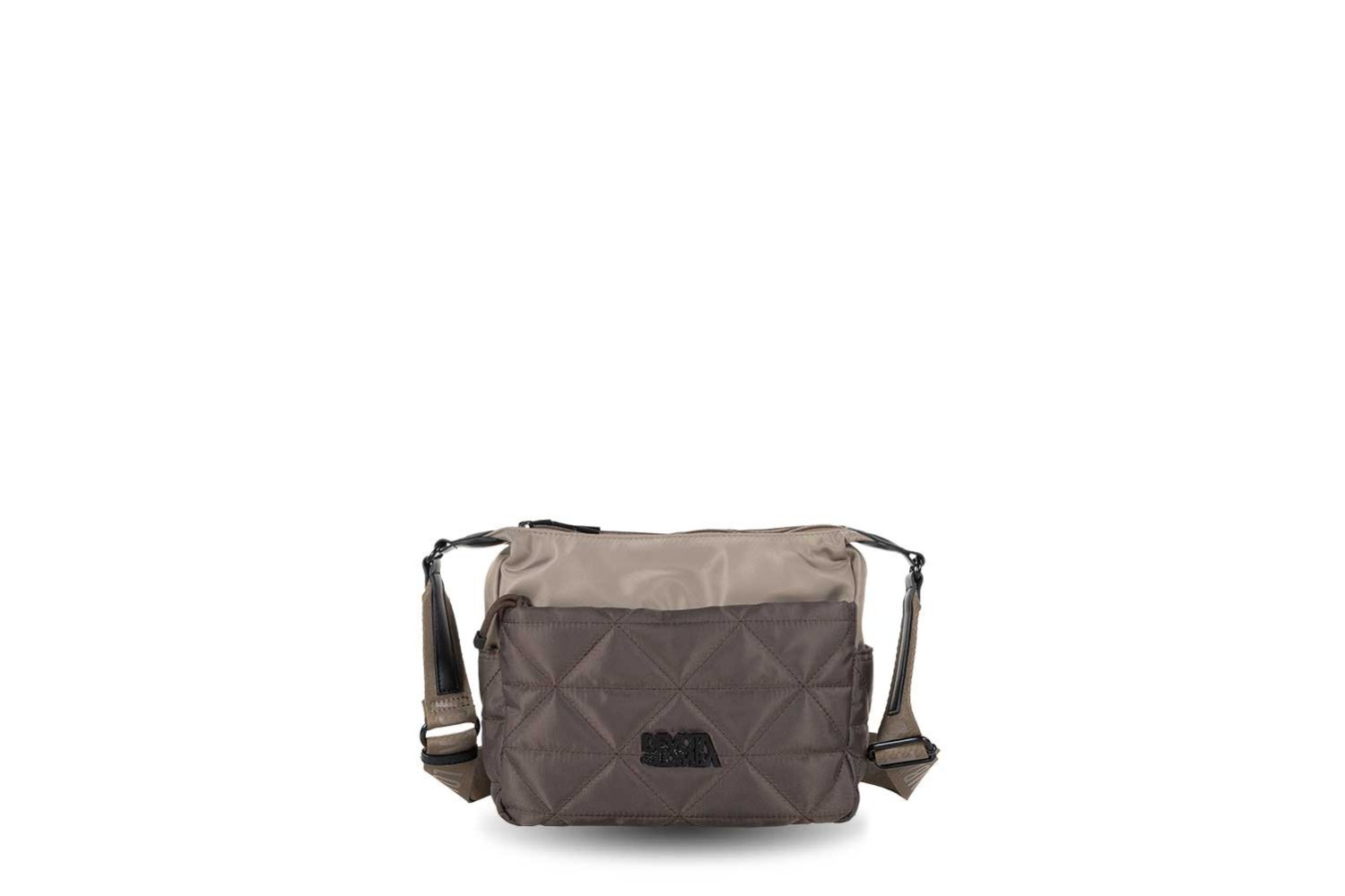 BANDOLERA DEVOTA & LOMBA FRAME TAUPE 251.130-02