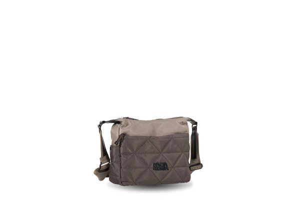 BANDOLERA DEVOTA & LOMBA FRAME TAUPE 251.130-02