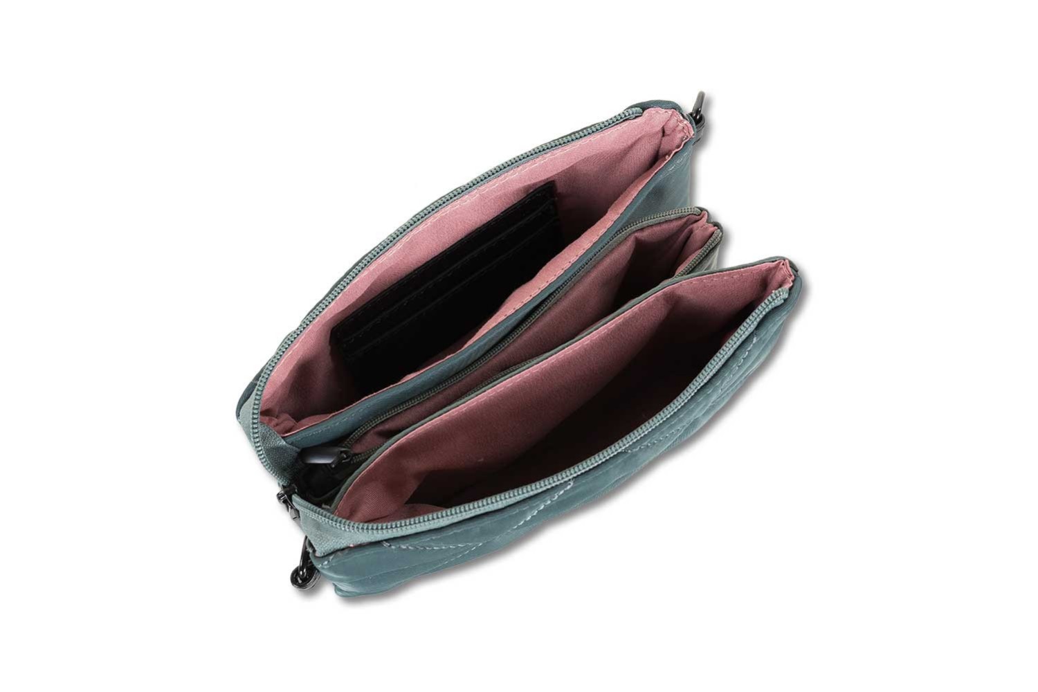 BOLSO DE MANO / BANDOLERA DEVOTA & LOMBA FRAME VERDE 251.126-03