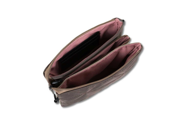 BOLSO DE MANO / BANDOLERA DEVOTA & LOMBA FRAME TAUPE 251.126-02