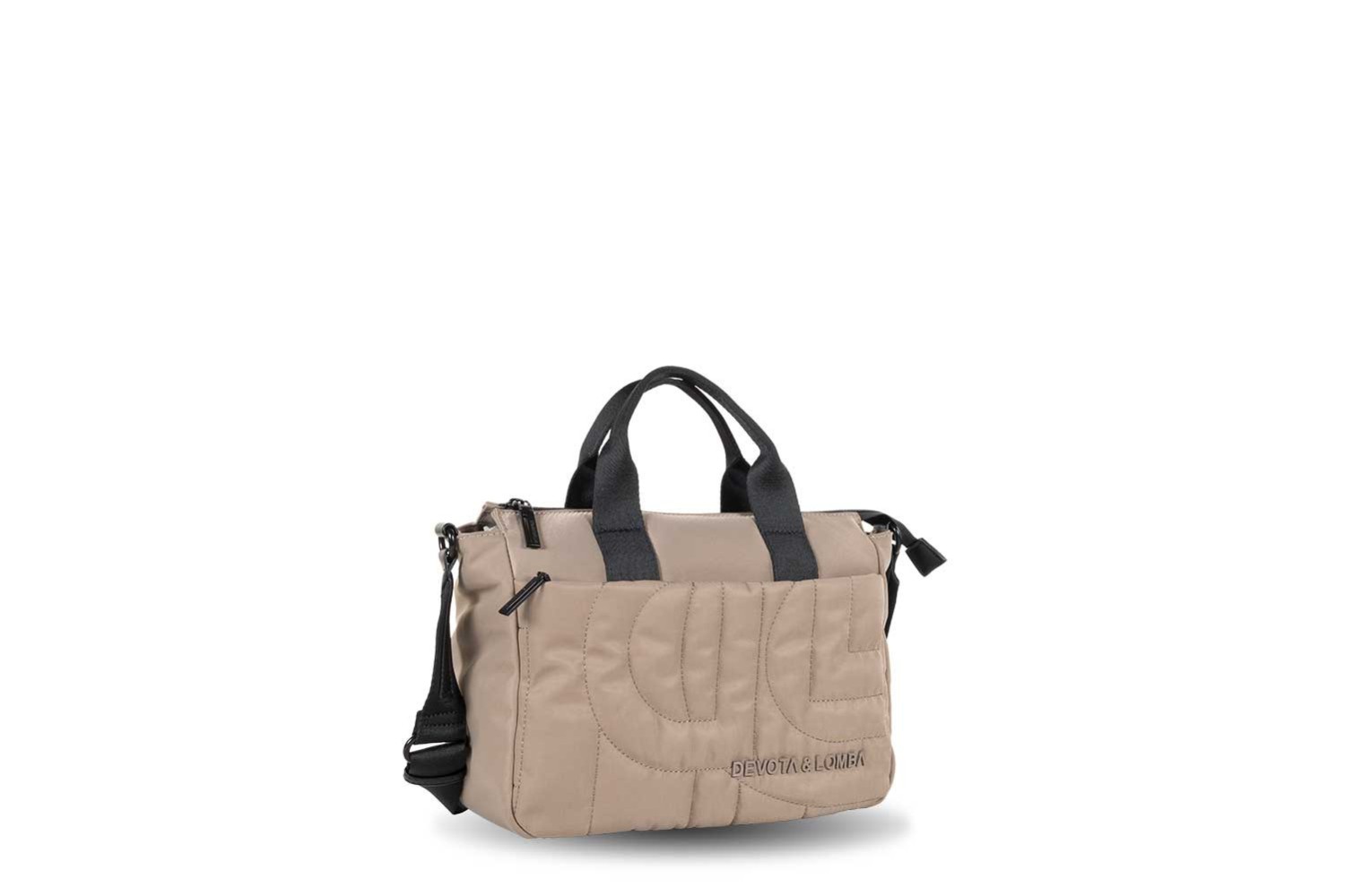 BOLSO / BANDOLERA DEVOTA & LOMBA BLISS TAUPE 251.071-03