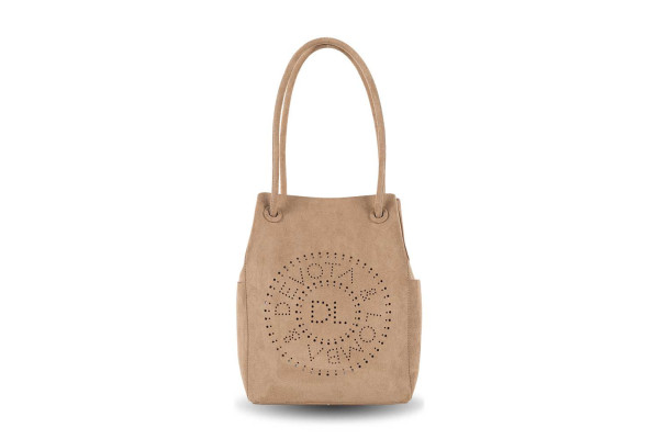 BOLSO DEVOTA & LOMBA SMOOTH TAUPE 150.620-04