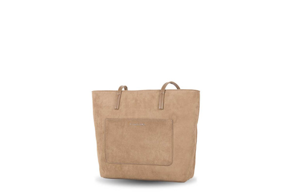 BOLSO DEVOTA & LOMBA SMOOTH TAUPE 150.619-04