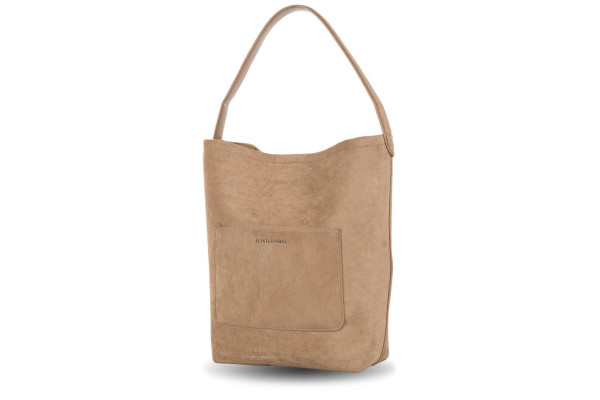 BOLSO DEVOTA & LOMBA SMOOTH TAUPE 150.618-04