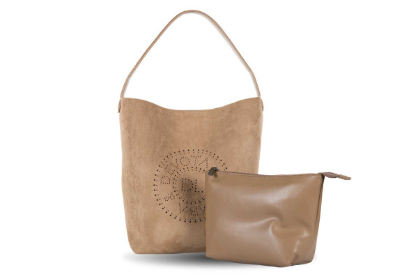 BOLSO DEVOTA & LOMBA SMOOTH TAUPE 150.618-04