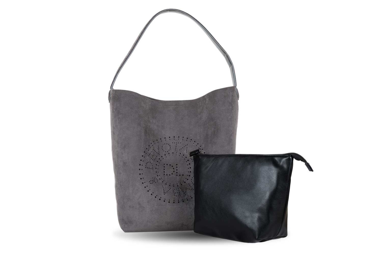 BOLSO DEVOTA & LOMBA SMOOTH GRIS 150.618-02