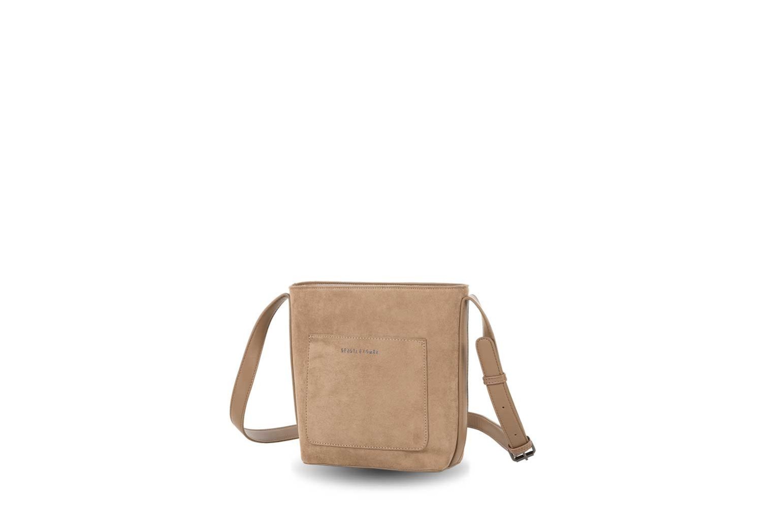 BANDOLERA DEVOTA & LOMBA SMOOTH TAUPE 150.617-04