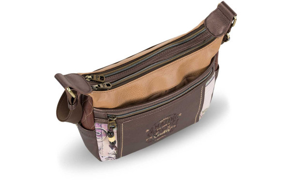 BANDOLERA VENTIS MARRÓN MULTICOLOR 252.630-01