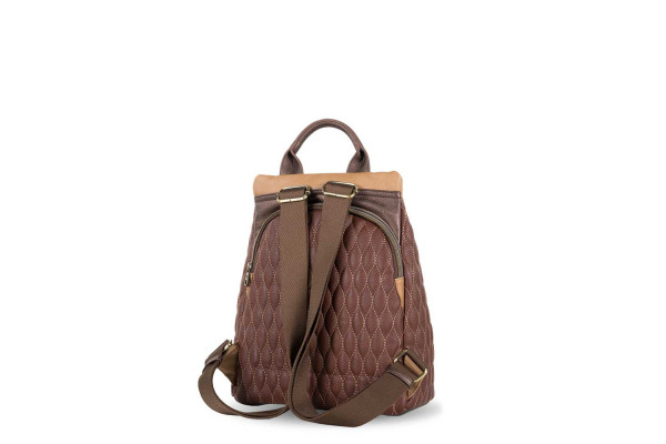 MOCHILA ANTIRROBO VENTIS MARRÓN MULTICOLOR 252.684-01 2