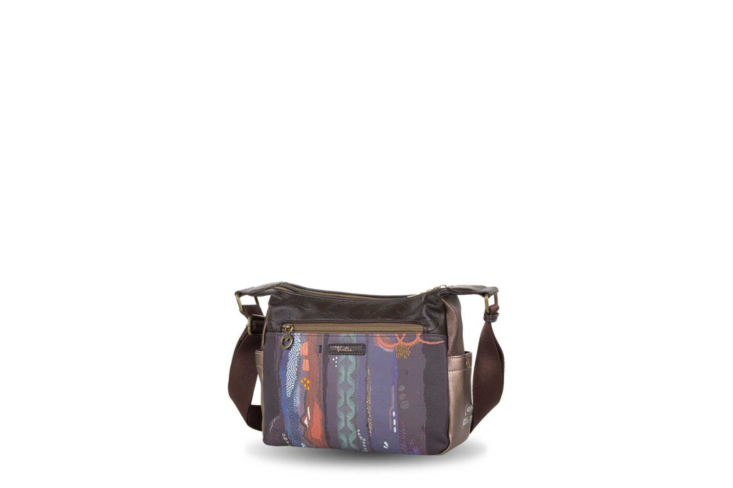 BANDOLERA VENTIS MARRÓN MULTICOLOR 252.930-01