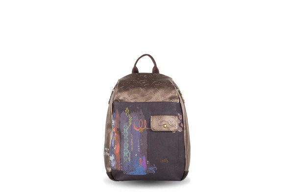 MOCHILA ANTIRROBO VENTIS MARRÓN MULTICOLOR 252.963-01