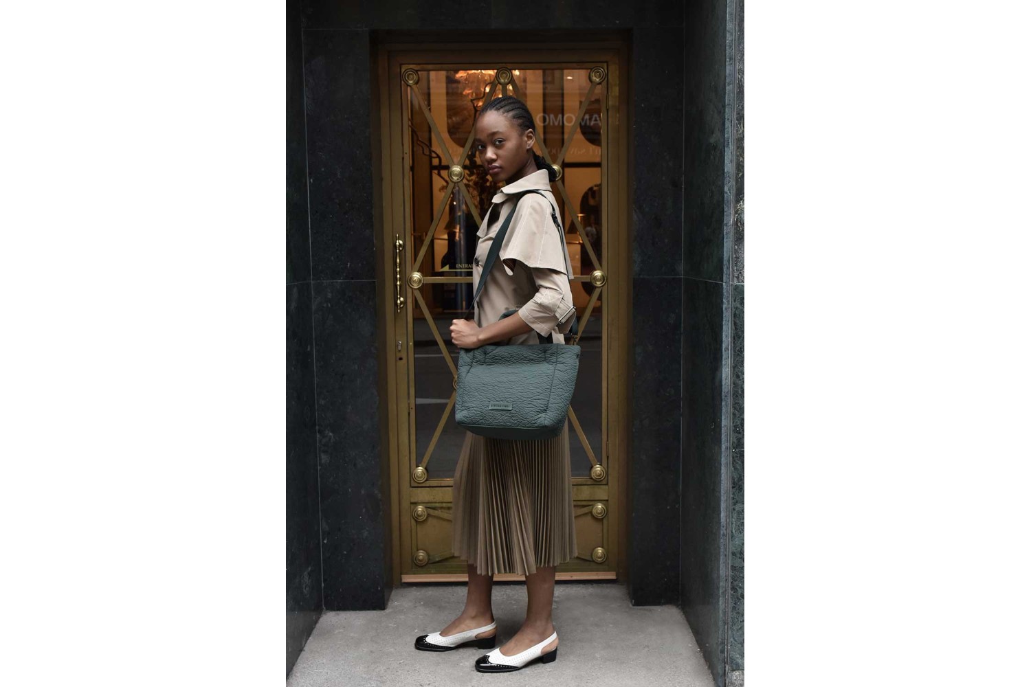 BOLSO / BANDOLERA DEVOTA & LOMBA ELEPHANT KAKI 150.802-03