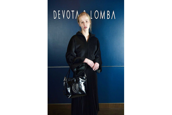 BOLSO / BANDOLERA DEVOTA & LOMBA SLEEK NEGRO 150.805-01