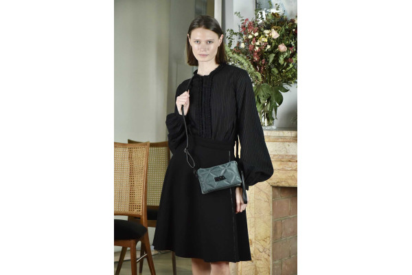 BOLSO DE MANO / BANDOLERA DEVOTA & LOMBA FRAME VERDE 251.126-03