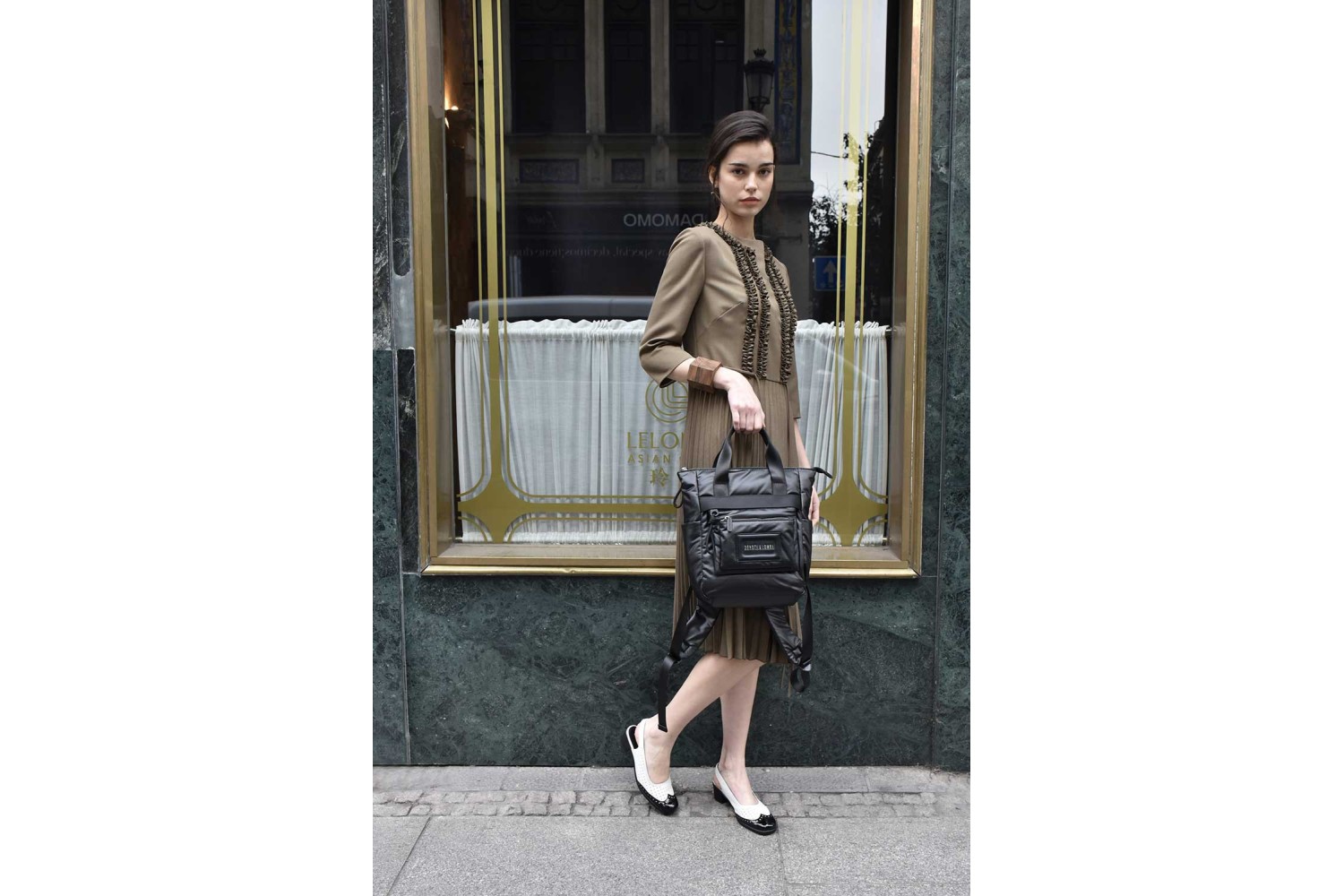 MOCHILA DEVOTA & LOMBA SUNRISE NEGRO 251.424-01