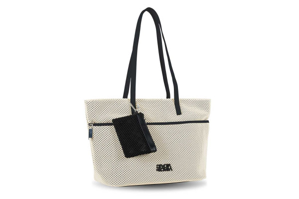 BOLSO SHOPPING DEVOTA & LOMBA NET OFF WHITE 260.853-02