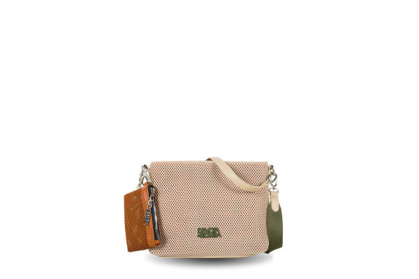 BOLSO / BANDOLERA DEVOTA & LOMBA NET TAUPE 260.834-03