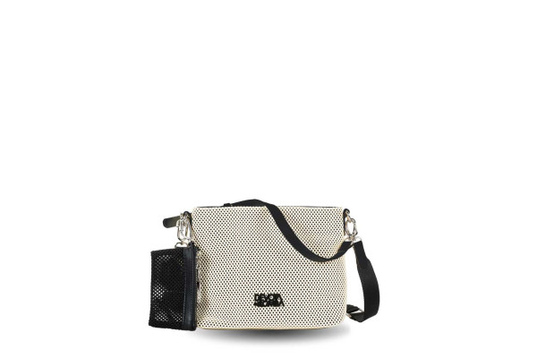 BOLSO / BANDOLERA DEVOTA & LOMBA NET OFF WHITE 260.834-02