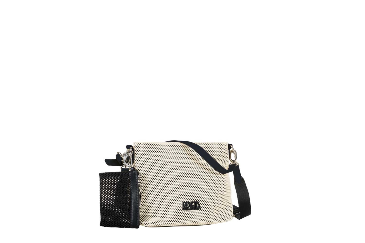 BOLSO / BANDOLERA DEVOTA & LOMBA NET OFF WHITE 260.834-02