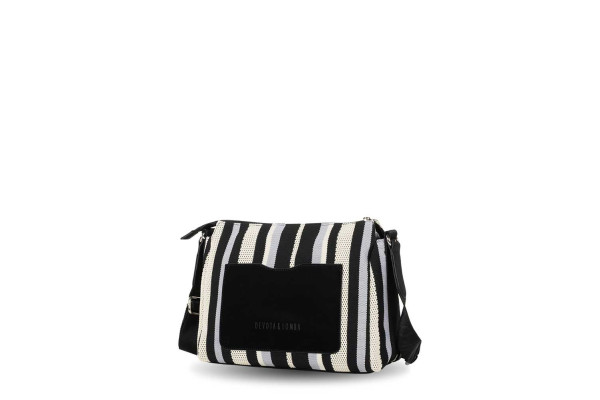 BANDOLERA DEVOTA & LOMBA KNIT NEGRO 260.706-01