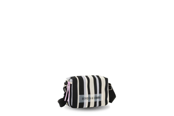 BANDOLERA DEVOTA & LOMBA KNIT NEGRO 260.705-01