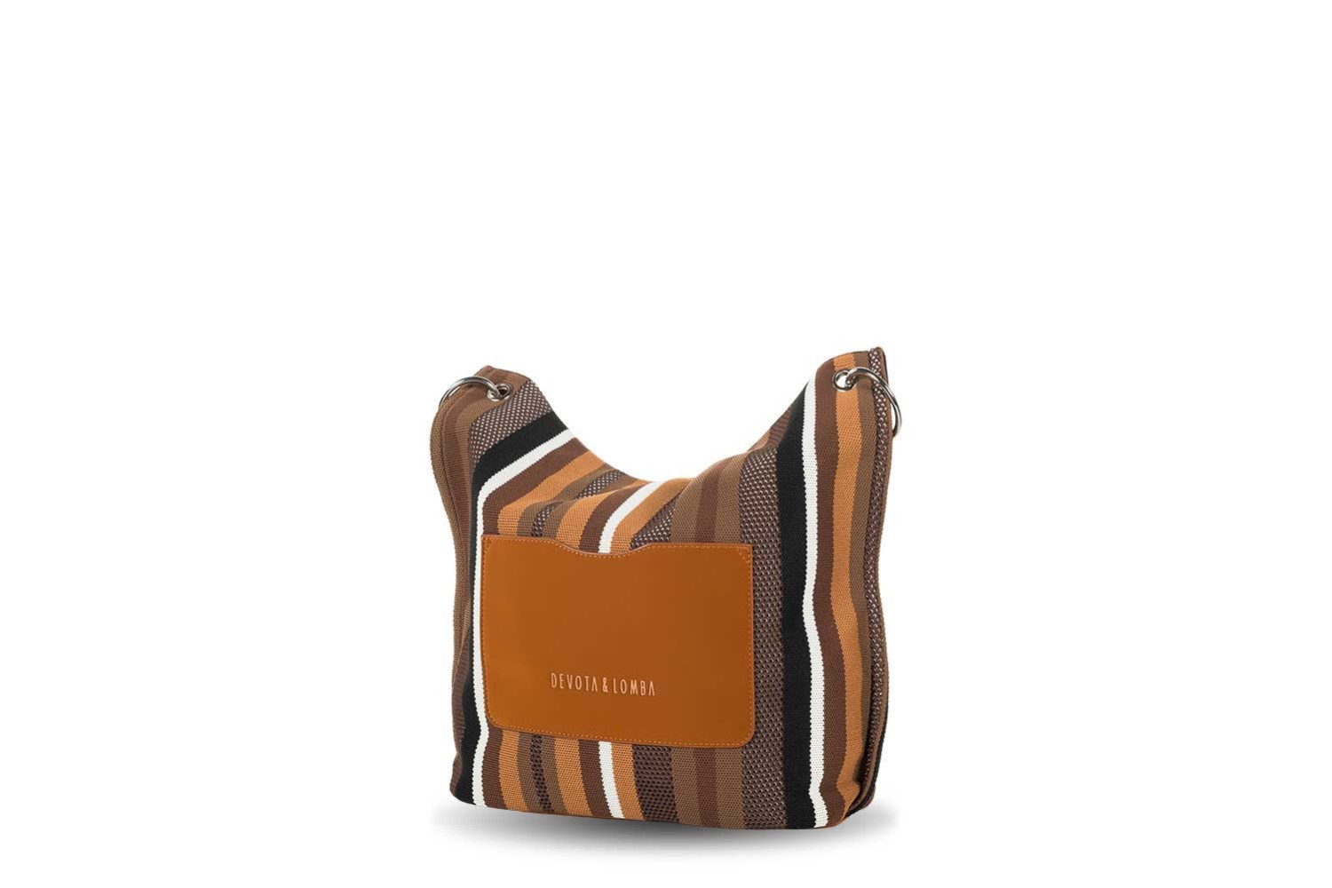 BOLSO / BANDOLERA DEVOTA & LOMBA KNIT TIERRA 260.701-04