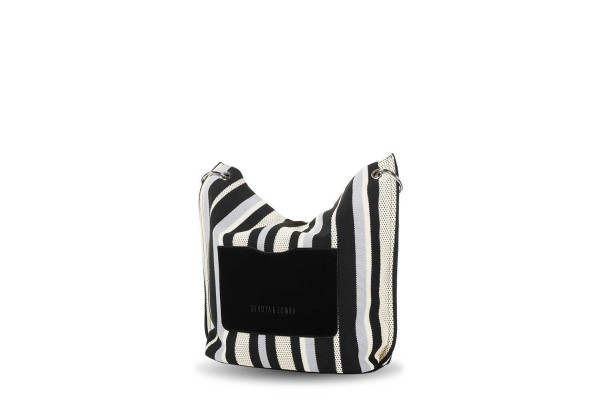BOLSO / BANDOLERA DEVOTA & LOMBA KNIT NEGRO 260.701-01