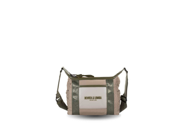 BANDOLERA DEVOTA & LOMBA HIVE TAUPE 260.330-02