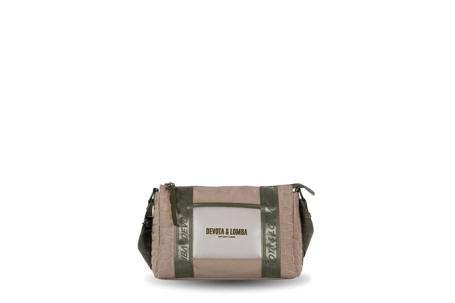 BANDOLERA DEVOTA & LOMBA HIVE TAUPE 260.306-02