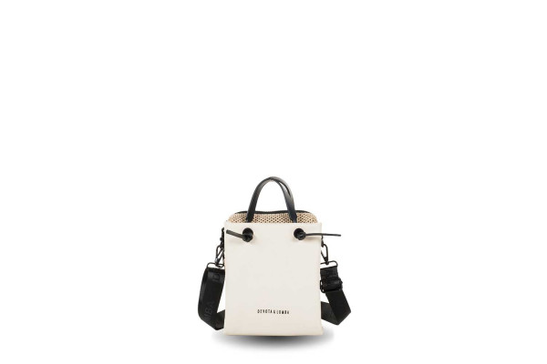 BOLSO / BANDOLERA DEVOTA & LOMBA SACK BLANCO ROTO 160.406-01