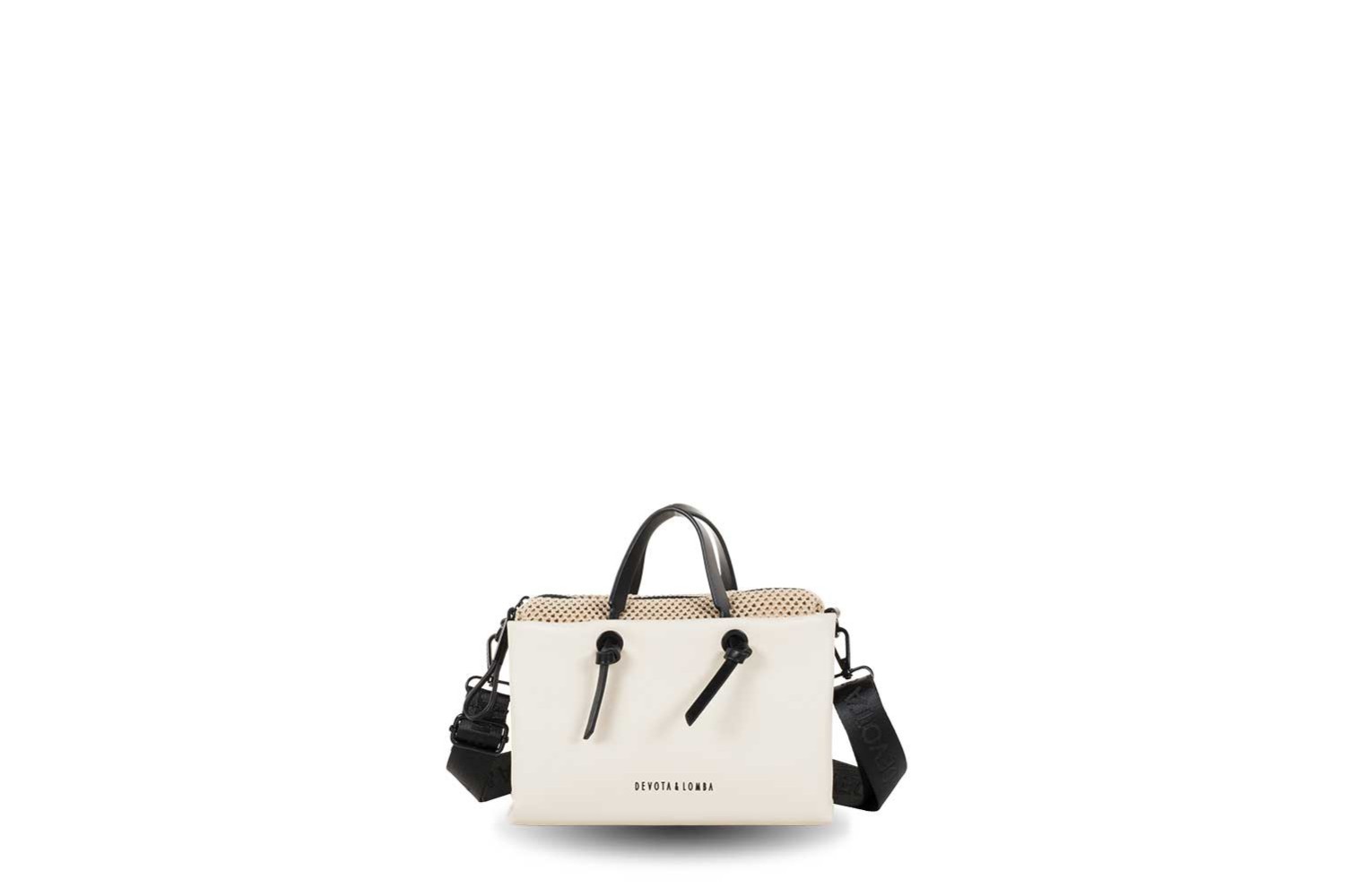 BOLSO / BANDOLERA DEVOTA & LOMBA SACK BLANCO ROTO 160.404-01