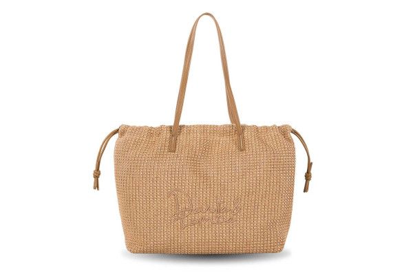 BOLSO DEVOTA & LOMBA FLOCK TAUPE 160.205-02