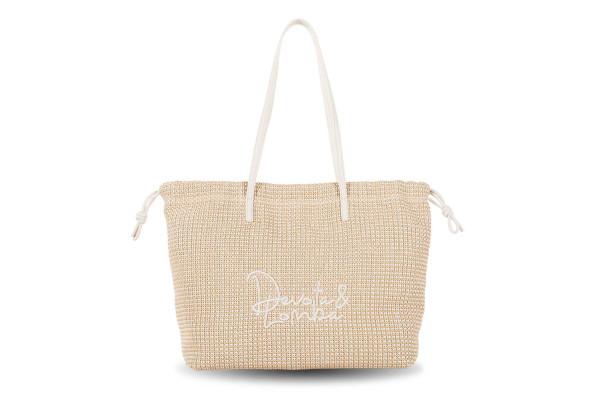 BOLSO DEVOTA & LOMBA FLOCK BLANCO ROTO 160.205-01